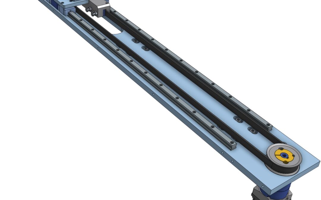 Parting module linear axis