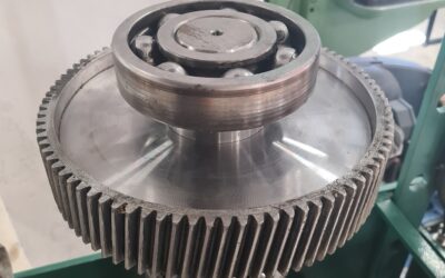Helical spur gear repair