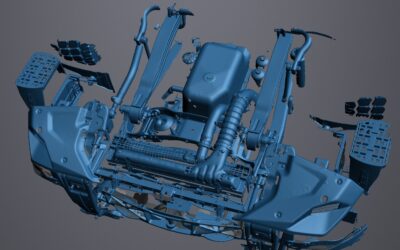 3D Scan of undercarriage system